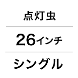 点灯虫／24インチ／シングル